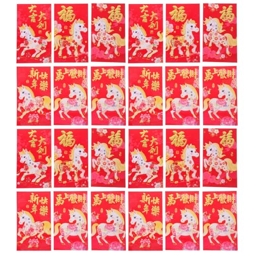 NUOBESTY 60 Stück Chinesische Neujahrs Rote Umschläge Jahr Des Pferdes Frühlingsfest Hong Bao Glücksumschläge für Hochzeiten Geburtstagsfeiern und Festlichkeiten NUOBESTY 60 Stück Chinesische Neujahrs Rote Umschläge Jahr Des Pferdes Frühlingsfest Hong Bao Glücksumschläge für Hochzeiten Geburtstagsfeiern und Festlichkeiten von NUOBESTY