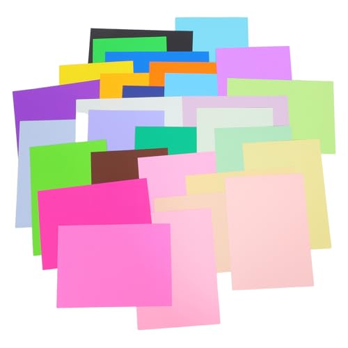 NUOBESTY 60 Stück Farbiges Konstruktionspapier: Stabiler Karton Für Kinder, Basteln, Malen, Diy-projekte – Farbiges Kartonpapier Für Lehrer Und Eltern von NUOBESTY