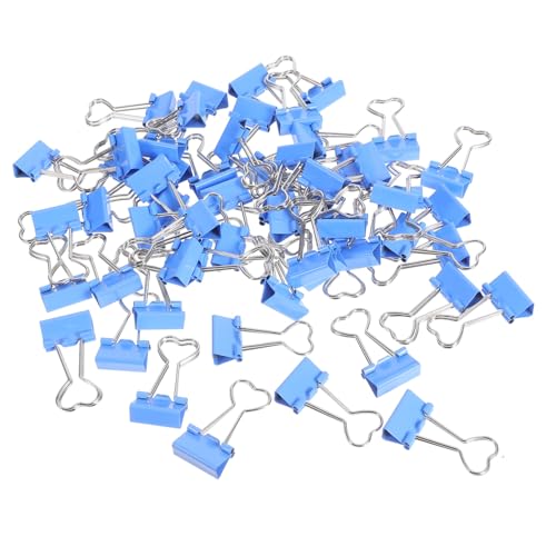 NUOBESTY 60 Stück Herzförmige Langschwanz-klammern Metall Büroklammern Starke Haltekraft Papierclips für Dokumente Tickets Schule Büro Blau NUOBESTY 60 Stück Herzförmige Langschwanz-klammern Metall Büroklammern Starke Haltekraft Papierclips für Dokumente Tickets Schule Büro Blau von NUOBESTY