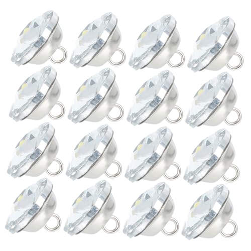 NUOBESTY 60 Stück Kristallschnalle Strassknöpfe zum Basteln Tufting-Knöpfe Knopf für Heimwerker Möbelknöpfe Knöpfe für Möbel strassknöpfe glänzende rhinestone buttons Strass-Taste Glas Weiß NUOBESTY 60 Stück Kristallschnalle Strassknöpfe zum Basteln Tufting-Knöpfe Knopf für Heimwerker Möbelknöpfe Knöpfe für Möbel strassknöpfe glänzende rhinestone buttons Strass-Taste Glas Weiß von NUOBESTY