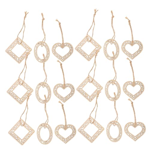 NUOBESTY 60 Stück Teiliges Unlackierte Holzrahmen mit Hohlherz und Leichte DIY Holzrahmen für Kunstprojekte Handliche Holzblanks zum Bemalen und Dekorieren für Fotohänger und NUOBESTY 60 Stück Teiliges Unlackierte Holzrahmen mit Hohlherz und Leichte DIY Holzrahmen für Kunstprojekte Handliche Holzblanks zum Bemalen und Dekorieren für Fotohänger und von NUOBESTY