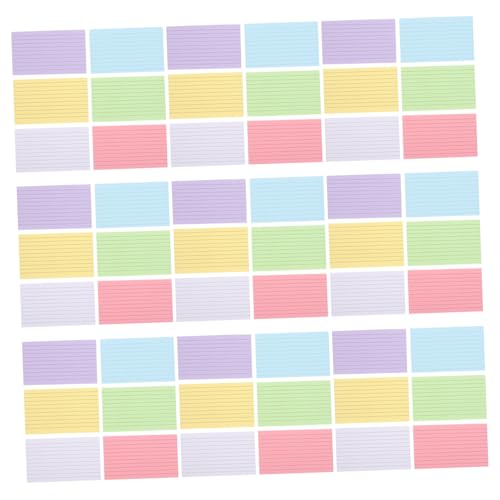 NUOBESTY 600 Stück Bunte Farben Liniertes Design Notizen und Aufgabenmanagement für Teams und Remote für Effektives Lernen und Produktivität von NUOBESTY