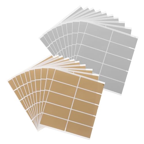 NUOBESTY 600 Stück Scratch Off Aufkleber Rechteckige Selbstklebende Rubbellose in Gold und Silber Verdeckte Botschaften für Gender Reveal Belohnungen DIY Partyspiele NUOBESTY 600 Stück Scratch Off Aufkleber Rechteckige Selbstklebende Rubbellose in Gold und Silber Verdeckte Botschaften für Gender Reveal Belohnungen DIY Partyspiele von NUOBESTY