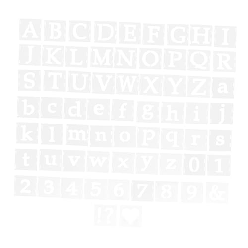 NUOBESTY 65 Stück Interlocking Buchstaben Zahlen für Diy Kunsthandwerk Malerei und Wanddekoration NUOBESTY 65 Stück Interlocking Buchstaben Zahlen für Diy Kunsthandwerk Malerei und Wanddekoration von NUOBESTY