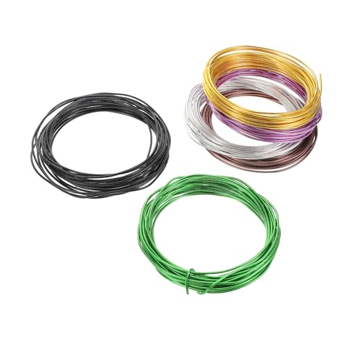 NUOBESTY 6Rollen Farbiger Aluminiumdraht für Schmuckherstellung und DIY Projekte Flexibler Basteldraht NUOBESTY 6Rollen Farbiger Aluminiumdraht für Schmuckherstellung und DIY Projekte Flexibler Basteldraht von NUOBESTY