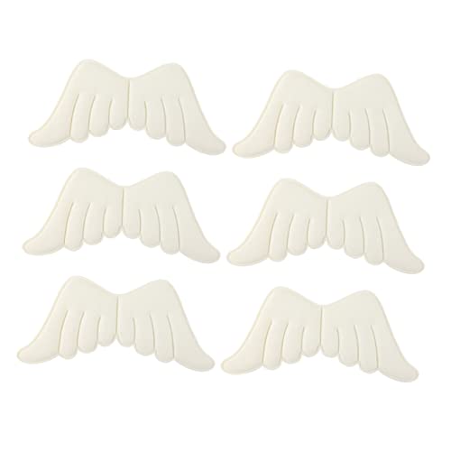 NUOBESTY 6Stücke Engelsflügel Patch Teilig Dekorative Applikation für Kleidung DIY Handwerk Weißes Design für Projekte Hochwertige Stoffmaterialien für Dauerhafte Nutzung NUOBESTY 6Stücke Engelsflügel Patch Teilig Dekorative Applikation für Kleidung DIY Handwerk Weißes Design für Projekte Hochwertige Stoffmaterialien für Dauerhafte Nutzung von NUOBESTY