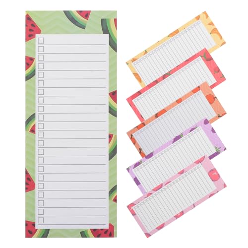 NUOBESTY 6er-Pack magnetischer Einkaufslistenblock – Abreißblätter, magnetische Einkaufsliste – 50 Seiten/Buch, magnetische Notizblöcke für praktische Küchenorganisation, Notizblöcke NUOBESTY 6er-Pack magnetischer Einkaufslistenblock – Abreißblätter, magnetische Einkaufsliste – 50 Seiten/Buch, magnetische Notizblöcke für praktische Küchenorganisation, Notizblöcke von NUOBESTY