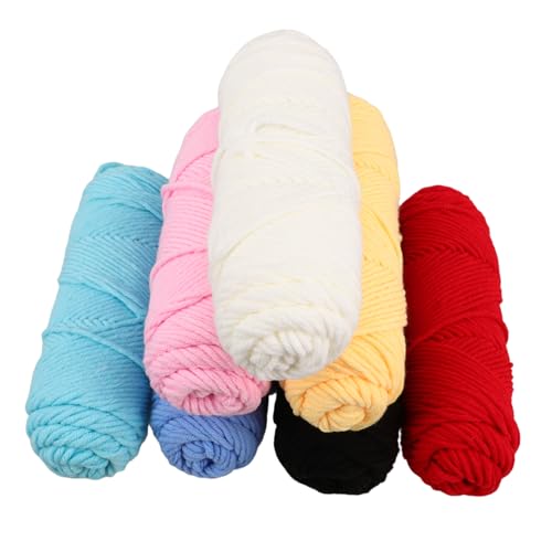 NUOBESTY 7 Rollen Handstrickgarn Milchweiches Amigurumi Garn Baumwollgarn Dickes Baumwollgarn Amigurumi Strickgarn Puppenzubehörgarn Weiches Garn Für Pullover Sockengarn NUOBESTY 7 Rollen Handstrickgarn Milchweiches Amigurumi Garn Baumwollgarn Dickes Baumwollgarn Amigurumi Strickgarn Puppenzubehörgarn Weiches Garn Für Pullover Sockengarn von NUOBESTY
