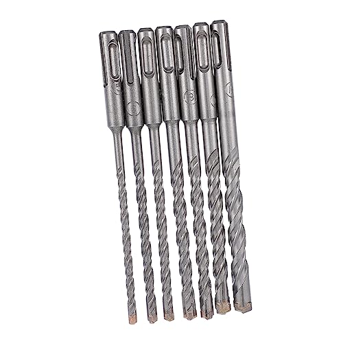 NUOBESTY 7 Stück Bohrer-Set ich Mauerwerk Drill Bohren Werkzeug Holzbearbeitung Haushaltsbohrer Drill Bit Kit praktischer Rillenbohrer multifunktionale Bohrer Bohrzubehör Stahl Silber NUOBESTY 7 Stück Bohrer-Set ich Mauerwerk Drill Bohren Werkzeug Holzbearbeitung Haushaltsbohrer Drill Bit Kit praktischer Rillenbohrer multifunktionale Bohrer Bohrzubehör Stahl Silber von NUOBESTY
