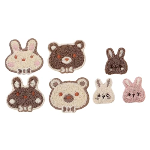 NUOBESTY 7 Stück Cartoon Tier Stoffaufkleber Stoff Stickerei Patches Süße Nähflicken Bestickte Aufnäher Applikationen Zum Aufnähen Für Tierflicken Polyester Baumwolle NUOBESTY 7 Stück Cartoon Tier Stoffaufkleber Stoff Stickerei Patches Süße Nähflicken Bestickte Aufnäher Applikationen Zum Aufnähen Für Tierflicken Polyester Baumwolle von NUOBESTY