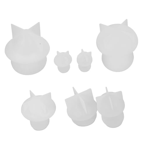 NUOBESTY 7 Stück Teiliges Diy Schmuckablage Set Silikon Pilzform Gießform für Kreative Bastelprojekte zum Herstellen von Dekorationsornamenten und Einzigartigen Kunstwerken von NUOBESTY