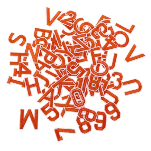 NUOBESTY 72 Stück Bügelflicken Orange Buchstaben und Zahlen Patches für Kleidung Hüte Jeans Diy Accessoires Vielseitige Bestickte Applikationen für Designs NUOBESTY 72 Stück Bügelflicken Orange Buchstaben und Zahlen Patches für Kleidung Hüte Jeans Diy Accessoires Vielseitige Bestickte Applikationen für Designs von NUOBESTY