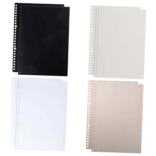 NUOBESTY 8 Blatt Diy Transparente Trennblätter für Schulordner Mattem Cover Format Transparent für Notizen Dokumentenorganisation und Kreative Projekte von NUOBESTY