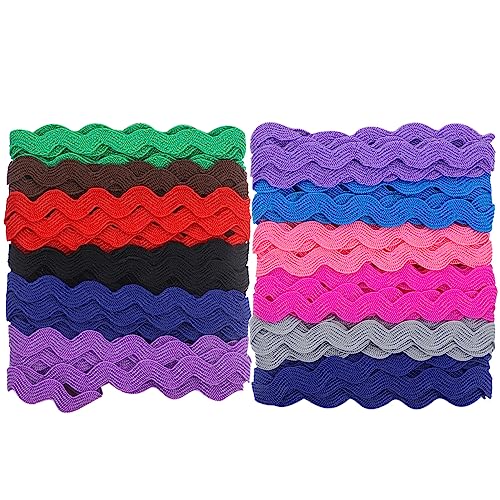 NUOBESTY 8 Mm Gurtbandrollen Mit Gebogenen Kanten – S-förmiger Spitzenstoff Bekleidungszubehör Geschenkband – 6 Yards 6 Farben NUOBESTY 8 Mm Gurtbandrollen Mit Gebogenen Kanten – S-förmiger Spitzenstoff Bekleidungszubehör Geschenkband – 6 Yards 6 Farben von NUOBESTY