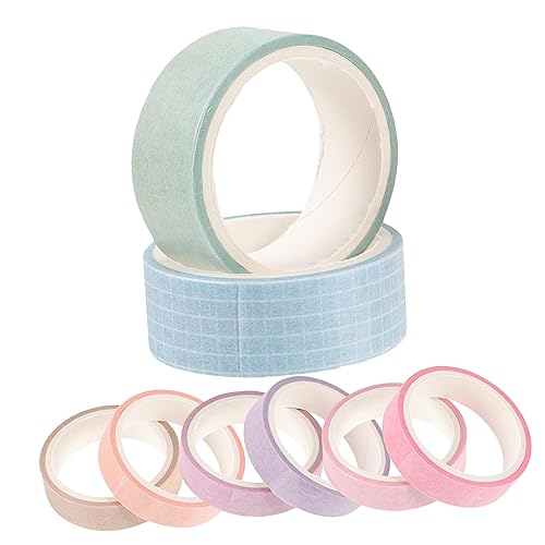 NUOBESTY 8 Rollen Washi Tape Set Bunt Dekoratives Klebeband für Scrapbooking Journaling und Kunsthandwerk für Planer Fotoalben und Kreative Projekte NUOBESTY 8 Rollen Washi Tape Set Bunt Dekoratives Klebeband für Scrapbooking Journaling und Kunsthandwerk für Planer Fotoalben und Kreative Projekte von NUOBESTY