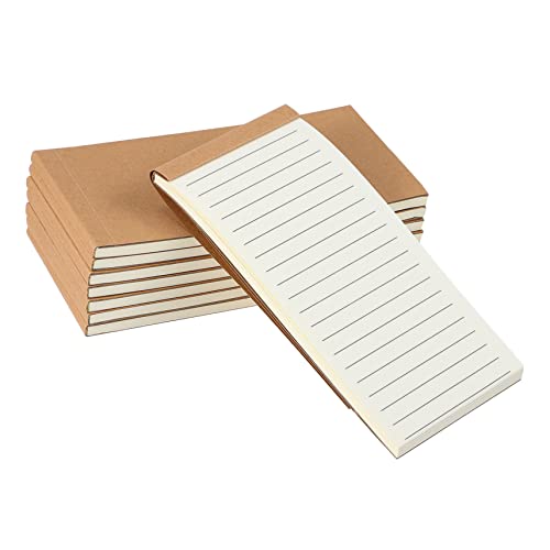 NUOBESTY 8 Stück Kleine Notizblöcke Schreibnotizblätter mit Horizontalen für Büro Schule und Zuhause Vielseitig Einsetzbar Memo Pads To Do Listen von NUOBESTY