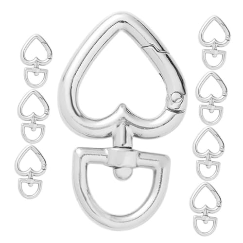 NUOBESTY 8 Stück Metall Herz Schlüsselanhänger Ring Herz Karabiner Clips Karabiner Herz Lustig Geformter Karabiner In Herzform Ersatz Herzverschluss Herz Drehverschlüsse Herz NUOBESTY 8 Stück Metall Herz Schlüsselanhänger Ring Herz Karabiner Clips Karabiner Herz Lustig Geformter Karabiner In Herzform Ersatz Herzverschluss Herz Drehverschlüsse Herz von NUOBESTY