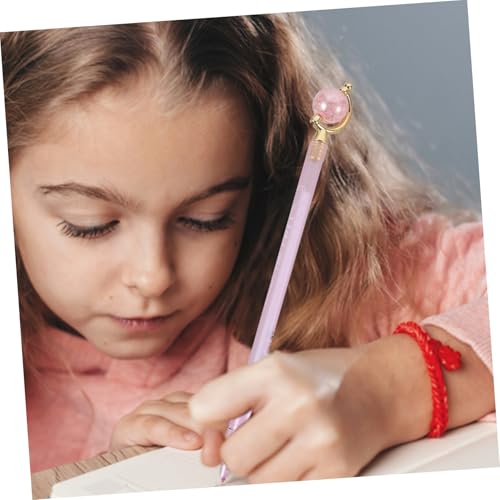 NUOBESTY 8 Stück Teiliges Dekorative Kugelschreiber Glatte Tinte Komfortabler Griff Transparente Matte Stifte Kreative Schreibstifte für Büro und Schule von NUOBESTY