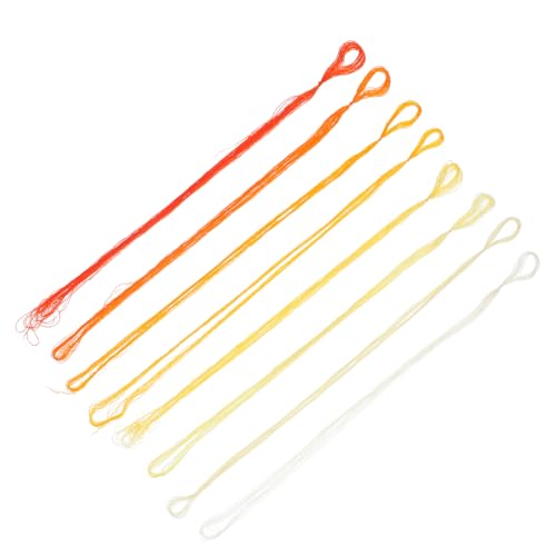 NUOBESTY 8 Stück Teiliges Handstickgarn Natürlicher Seide Glänzende Farben für Diy Handarbeiten und Glatte Fäden für Detaillierte Stickmuster und Heimdekoration von NUOBESTY