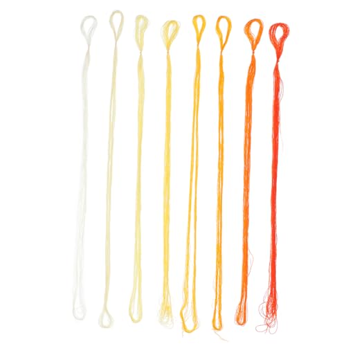 NUOBESTY 8 Stück Teiliges Natürlicher Seidenstickgarn Handarbeitsmaterial für Schmuckherstellung und Stoffdekoration Leuchtenden Farben pro Farbe NUOBESTY 8 Stück Teiliges Natürlicher Seidenstickgarn Handarbeitsmaterial für Schmuckherstellung und Stoffdekoration Leuchtenden Farben pro Farbe von NUOBESTY