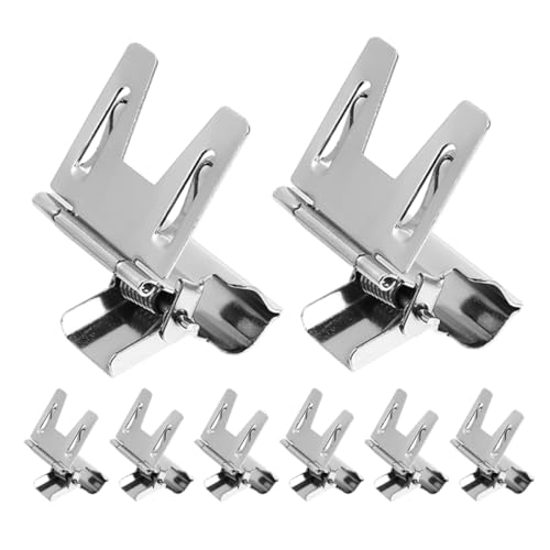 NUOBESTY 8 Stück Teiliges Set Preisdisplay Halter aus Metall Stabiler Preisschild Klemmen für Supermärkte Bäckereien und Geschäfte Vielseitige Verwendung für und Werbeschilder von NUOBESTY