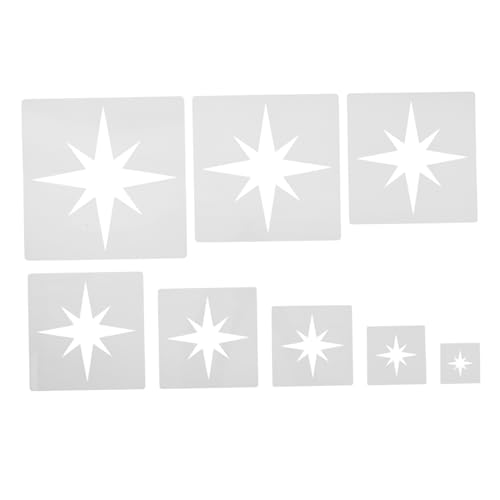 NUOBESTY 8 Stück Wiederverwendbare Diy Malvorlage für Wände Papier und Holzdekoration für Kreative Bastelprojekte und Heimverschönerung NUOBESTY 8 Stück Wiederverwendbare Diy Malvorlage für Wände Papier und Holzdekoration für Kreative Bastelprojekte und Heimverschönerung von NUOBESTY