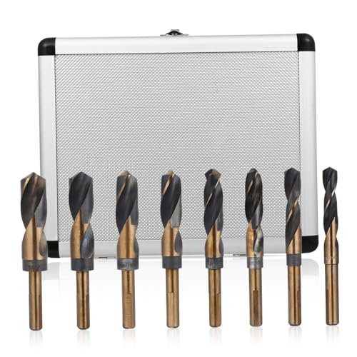 NUOBESTY 8 Teiliges Bohrerset Bohrer Beschichteter Bohrerschaft Großer Bohrer Bohrer Präzisionsbohrer Metallbohrer Gerader Griff Bohrer Bohrmaschine Schwarzer Stahl NUOBESTY 8 Teiliges Bohrerset Bohrer Beschichteter Bohrerschaft Großer Bohrer Bohrer Präzisionsbohrer Metallbohrer Gerader Griff Bohrer Bohrmaschine Schwarzer Stahl von NUOBESTY