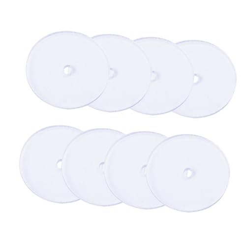 NUOBESTY 80 Stück Teiliges Transparente Ohrstecker Stopper aus Langlebigem Schmerzfreie Ohrring Unterlagen für Ohrstecker und Creolen Stabilisierende Ohrring Pads für DIY Schmuckzubehör von NUOBESTY