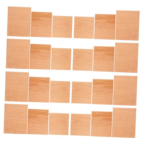 NUOBESTY 80 Stück Teiliges aus Stabilem Deckleisten Breit Verzugsfest Dekoratives Mini Decking für DIY Mini Bootsmodell Lebensechte Holzfußbodenstreifen für Bastelprojekte NUOBESTY 80 Stück Teiliges aus Stabilem Deckleisten Breit Verzugsfest Dekoratives Mini Decking für DIY Mini Bootsmodell Lebensechte Holzfußbodenstreifen für Bastelprojekte von NUOBESTY