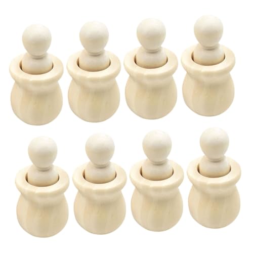 NUOBESTY 8Er Set Holzpuppenanzug Malspielzeug Holz Holzstift Bastelfiguren Unlackierte Holzfiguren Holzstift Puppe Basteln Holzhandwerk Malset Holzstift Menschen Zubehör Beige NUOBESTY 8Er Set Holzpuppenanzug Malspielzeug Holz Holzstift Bastelfiguren Unlackierte Holzfiguren Holzstift Puppe Basteln Holzhandwerk Malset Holzstift Menschen Zubehör Beige von NUOBESTY