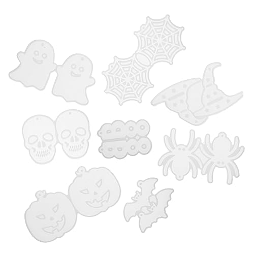 NUOBESTY 8Stücke Halloween Silikonformen Für Ohrringe Und Anhänger DIY Epoxidharz Gießform Für Schmuck Spinnen Und Hexenhüte Hochwertige Langlebige Silikon Anhängerformen NUOBESTY 8Stücke Halloween Silikonformen Für Ohrringe Und Anhänger DIY Epoxidharz Gießform Für Schmuck Spinnen Und Hexenhüte Hochwertige Langlebige Silikon Anhängerformen von NUOBESTY