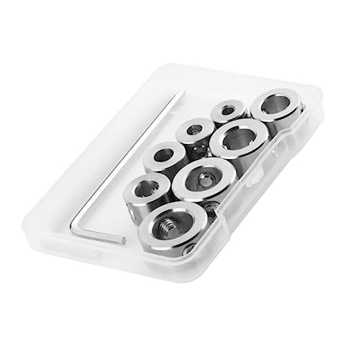 NUOBESTY 8Stücke Holzbearbeitung Bohrer Tiefenanschlag Ringe Präzise Bohrer Positionierer für Gleichmäßige Bohrtiefe für Holzarbeiten von NUOBESTY