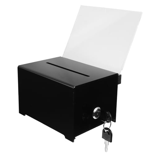 NUOBESTY Abschließbare Acryl Spendenbox mit Schlitz Transparente Wahlurne für Abstimmungen Vorschlags und Spendensammlung Stabile Sicherheitsbox Praktische Sammelbox NUOBESTY Abschließbare Acryl Spendenbox mit Schlitz Transparente Wahlurne für Abstimmungen Vorschlags und Spendensammlung Stabile Sicherheitsbox Praktische Sammelbox von NUOBESTY
