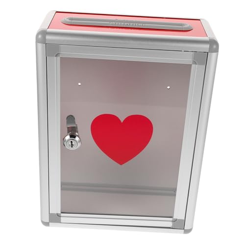 NUOBESTY Abschließbare Wandhängende Vorschlagsbox aus Metall mit Schlitz Große Sicherheitsspende Box für Büro und Hauseingang Multifunktionale Einwurfschlitz Aufbewahrungsbox NUOBESTY Abschließbare Wandhängende Vorschlagsbox aus Metall mit Schlitz Große Sicherheitsspende Box für Büro und Hauseingang Multifunktionale Einwurfschlitz Aufbewahrungsbox von NUOBESTY