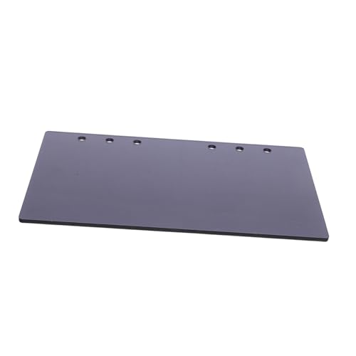 NUOBESTY Acryl Binder Cover Abnehmbar Langlebig Transparenter Organizer Schutzhülle für Planer Notizbuch Nachfüllbar Alltag Büro von NUOBESTY