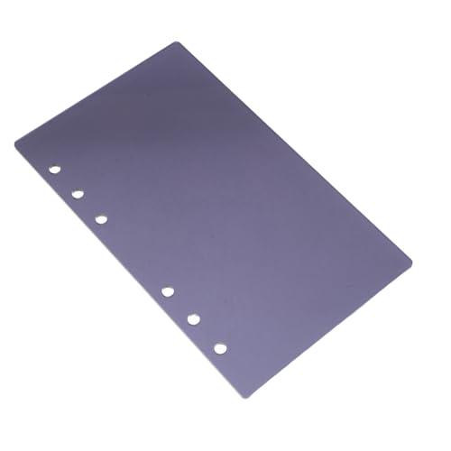 NUOBESTY Acryl Binder Cover Nachfüllbar Reusable Binder Shell Tragbar Robust Organizer Schutzhülle für Notizbuch Planer Journal von NUOBESTY