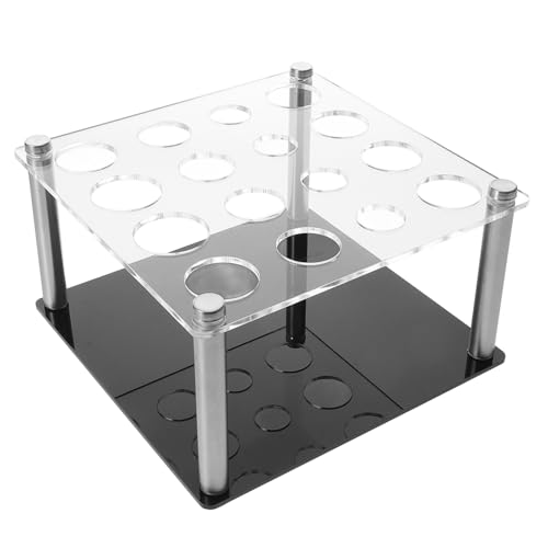 NUOBESTY Acryl Schachfigurenhalter Diy Silikonform Organizer für Schachfiguren Stabiler Epoxidharz Ständer Vielseitig Einsetzbar Langlebig und für Bastelprojekte und Aufbewahrung von NUOBESTY