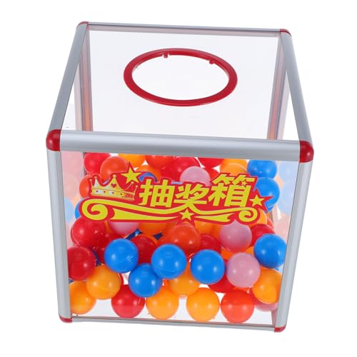 NUOBESTY Acryl Spendenbox mit Bunten Kugeln Transparente Losbox für Veranstaltungen Stabiler Sammelbehälter für Spenden Raffle und Vorschlagsbox für Firmenevents und Wohltätigkeit NUOBESTY Acryl Spendenbox mit Bunten Kugeln Transparente Losbox für Veranstaltungen Stabiler Sammelbehälter für Spenden Raffle und Vorschlagsbox für Firmenevents und Wohltätigkeit von NUOBESTY