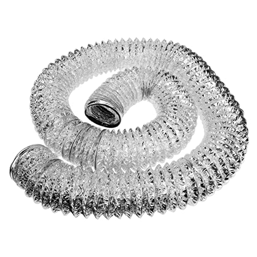 NUOBESTY Aluminiumfolie Luftkanal Luftschlauch Abluftkanal Biegbarer Abgaskanal Trockner Entlüftungskanal Abluftschlauch Für Küche Trockner-entlüftungsschlauch Aluminiumfolie Silber NUOBESTY Aluminiumfolie Luftkanal Luftschlauch Abluftkanal Biegbarer Abgaskanal Trockner Entlüftungskanal Abluftschlauch Für Küche Trockner-entlüftungsschlauch Aluminiumfolie Silber von NUOBESTY