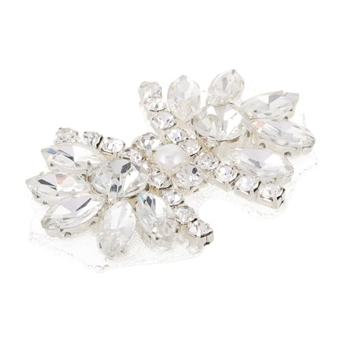 NUOBESTY Applikationen Aus Strass Aufnäher Für Taschen Patch Mit Strassapplikationen Dekoration Patches Applikationen Für Schuhe Strassaufnäher Für Kleidung Strasssteine Silver NUOBESTY Applikationen Aus Strass Aufnäher Für Taschen Patch Mit Strassapplikationen Dekoration Patches Applikationen Für Schuhe Strassaufnäher Für Kleidung Strasssteine Silver von NUOBESTY