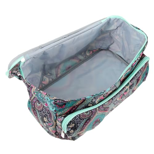 NUOBESTY Reise-kulturtasche Häkel-organizer Aufbewahrungstasche Für Strickwerkzeuge Großes Fassungsvermögen Reißverschluss-design von NUOBESTY