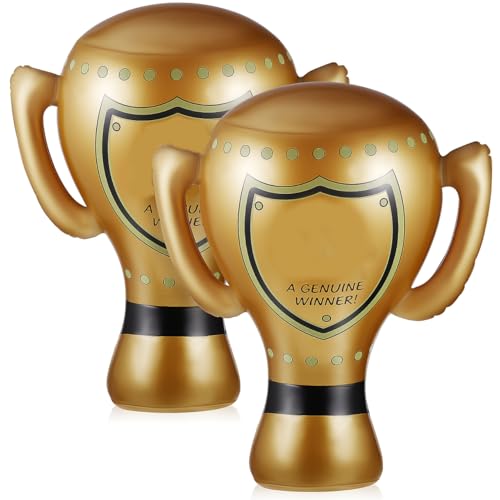 NUOBESTY Aufblasbarer Trophäenballon, 2 Stück, 3D-Trophäe, Ballon, Pokal mit Griff, Mylar-Ballon für Sportveranstaltungen, Spiele, Party-Dekoration NUOBESTY Aufblasbarer Trophäenballon, 2 Stück, 3D-Trophäe, Ballon, Pokal mit Griff, Mylar-Ballon für Sportveranstaltungen, Spiele, Party-Dekoration von NUOBESTY