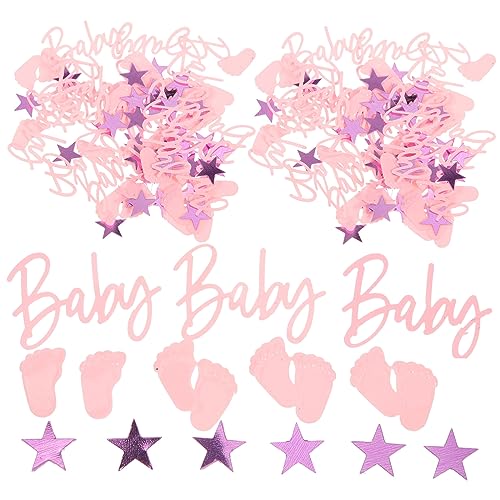 NUOBESTY Babyparty Konfetti Babyfüße und Fünfsterne Streudeko Festliches Gender Reveal Zubehör für Birthday Party Supplies und Shower Tischdeko Wiederverwendbar und Vielseitig für NUOBESTY Babyparty Konfetti Babyfüße und Fünfsterne Streudeko Festliches Gender Reveal Zubehör für Birthday Party Supplies und Shower Tischdeko Wiederverwendbar und Vielseitig für von NUOBESTY