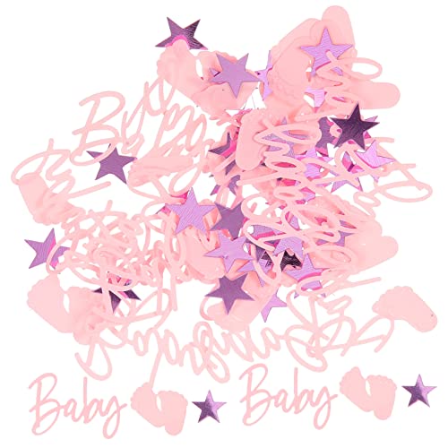 NUOBESTY Babyparty Konfetti Gender Reveal Fußabdruck und Fünfsterne Streudeko Festliche Tischdeko für Mädchen und Jungen Party Supplies zur Geburtstags und Babyparty Dekoration NUOBESTY Babyparty Konfetti Gender Reveal Fußabdruck und Fünfsterne Streudeko Festliche Tischdeko für Mädchen und Jungen Party Supplies zur Geburtstags und Babyparty Dekoration von NUOBESTY