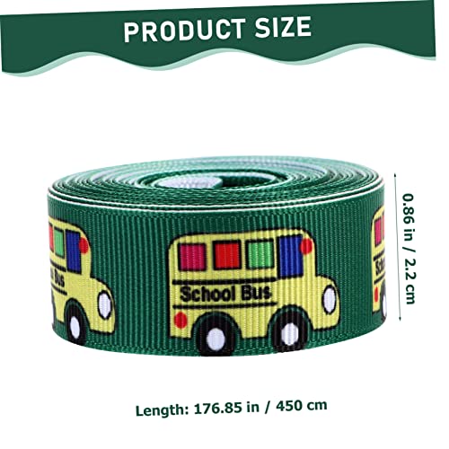 NUOBESTY Back To School Geschenkband Kariert Schleifenband Breit Dekoratives Bastelband für Lehrer Geschenkverpackung Diy Frühling Sommer von NUOBESTY