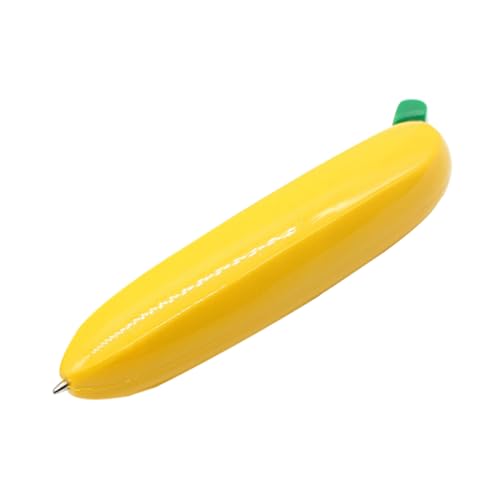 NUOBESTY Bananen Kugelschreiber Kugelschreiber Kurzstift Ergonomische Stifte Stift Kugelschreiber Fingerspitzenstift Damenstift Taschenstift Kunststoff Gelb NUOBESTY Bananen Kugelschreiber Kugelschreiber Kurzstift Ergonomische Stifte Stift Kugelschreiber Fingerspitzenstift Damenstift Taschenstift Kunststoff Gelb von NUOBESTY