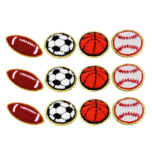 NUOBESTY Basketball -Aufkleber Football Game Day Patches Stickerei-Stoff-Patch Baseball gestickt Stickereiflecken Bügelfleck Applikationen aufbügeln Sport Polyester NUOBESTY Basketball -Aufkleber Football Game Day Patches Stickerei-Stoff-Patch Baseball gestickt Stickereiflecken Bügelfleck Applikationen aufbügeln Sport Polyester von NUOBESTY