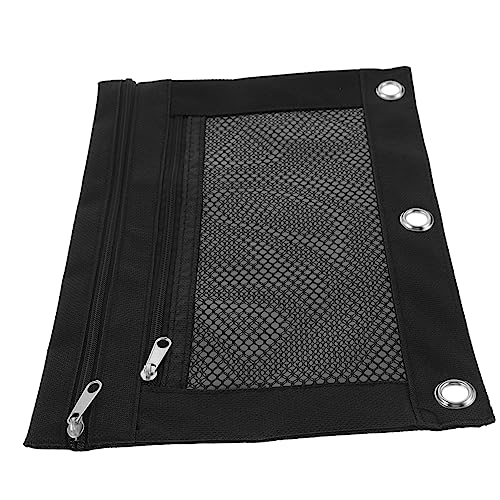 NUOBESTY Binder Stiftetasche aus Oxford Transparente Ring Ordner Tasche für Büro Schule Leicht und Multifunktional für Dokumente und Schreibwaren NUOBESTY Binder Stiftetasche aus Oxford Transparente Ring Ordner Tasche für Büro Schule Leicht und Multifunktional für Dokumente und Schreibwaren von NUOBESTY