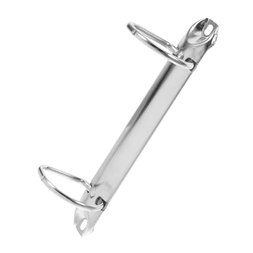 NUOBESTY Binderingschnalle Heftklammer Buchbinderklammern Lose Blattschnalle dokumentenordner dokumentenhalter Metallring Lose Binderringe aus Metall Loseblatt-Buchring Zinklegierung Silver NUOBESTY Binderingschnalle Heftklammer Buchbinderklammern Lose Blattschnalle dokumentenordner dokumentenhalter Metallring Lose Binderringe aus Metall Loseblatt-Buchring Zinklegierung Silver von NUOBESTY