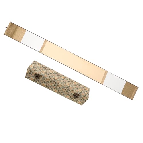 NUOBESTY Blank Chinese Calligraphy Scroll mit Exzellenter Tintensaugfähigkeit Traditionelles Xuan-papier für Kalligrafie und Malerei Einfache Wandmontage Inklusive Hochwertiger Geschenkbox von NUOBESTY